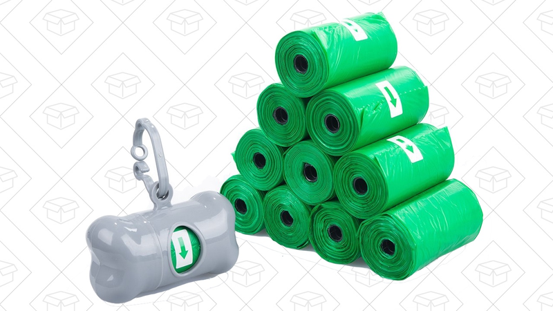 TaoTronics 165 Dog Poop Bags with Dispenser, $6 with code 8P9LBZCO